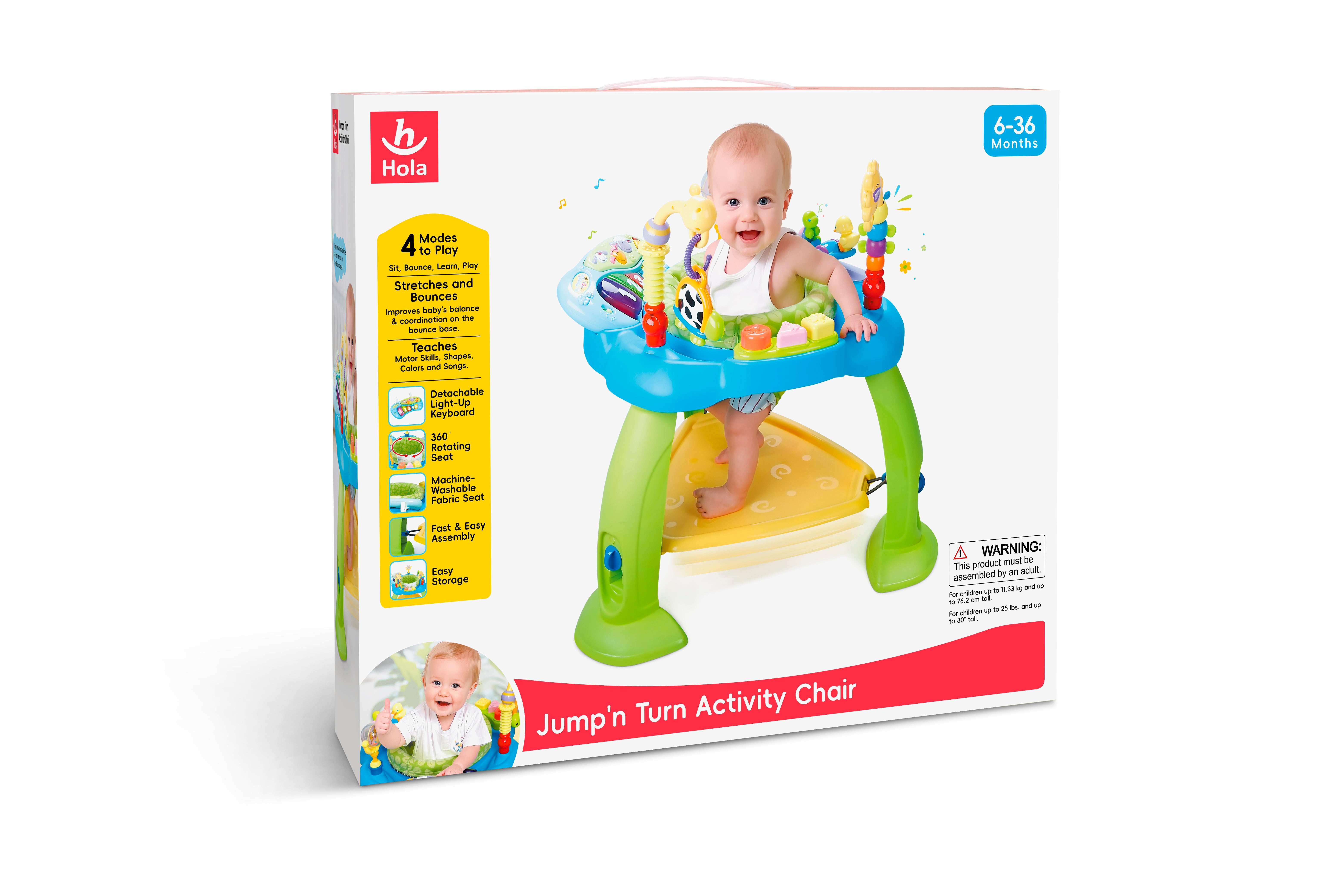 Hola Jump 'n Turn Activity Chair for kids in Kuwait